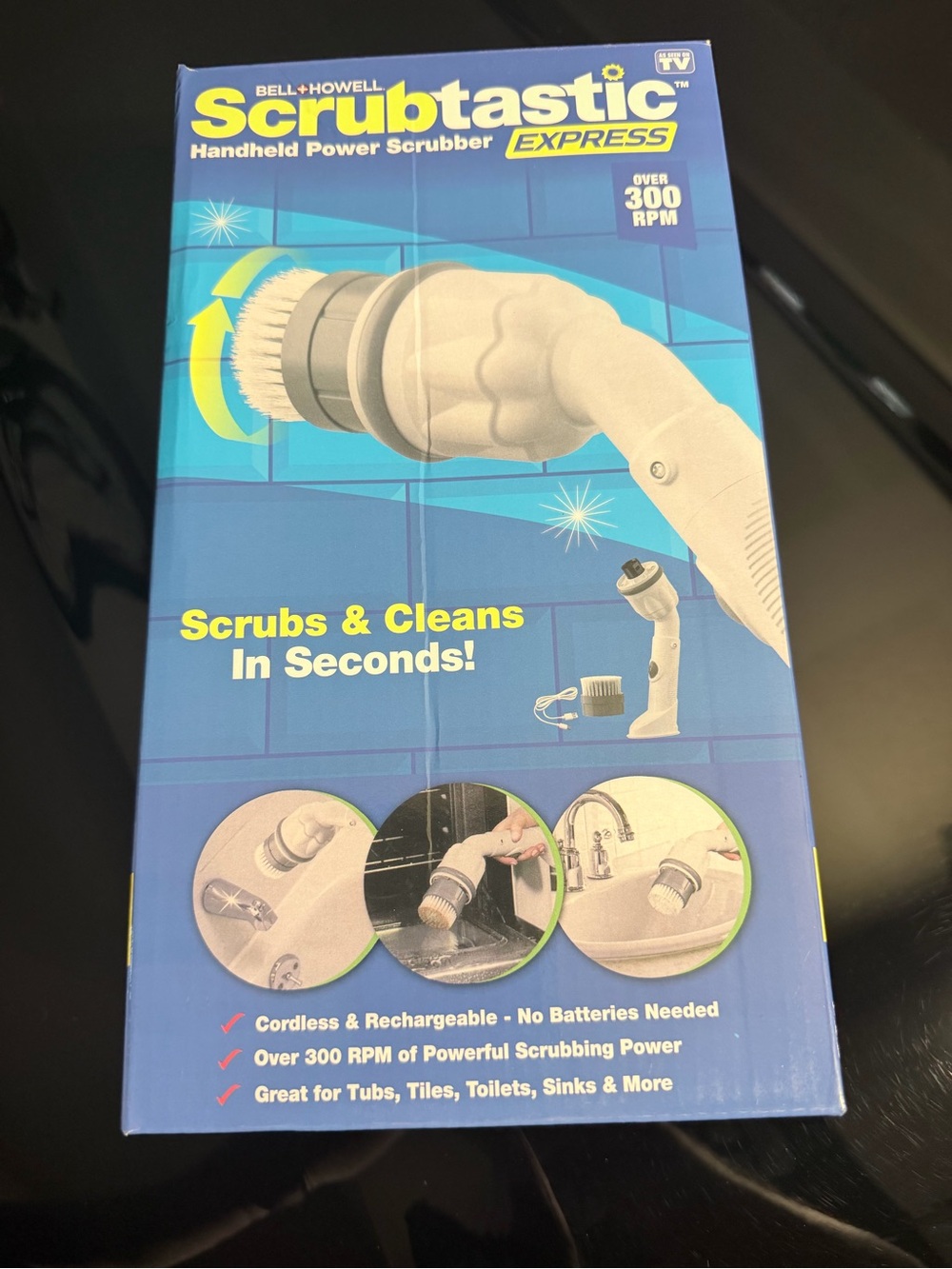 Handheld power scrubber